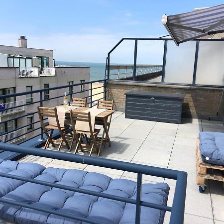Апартаменты Seaview Penthouse Остенде Экстерьер фото
